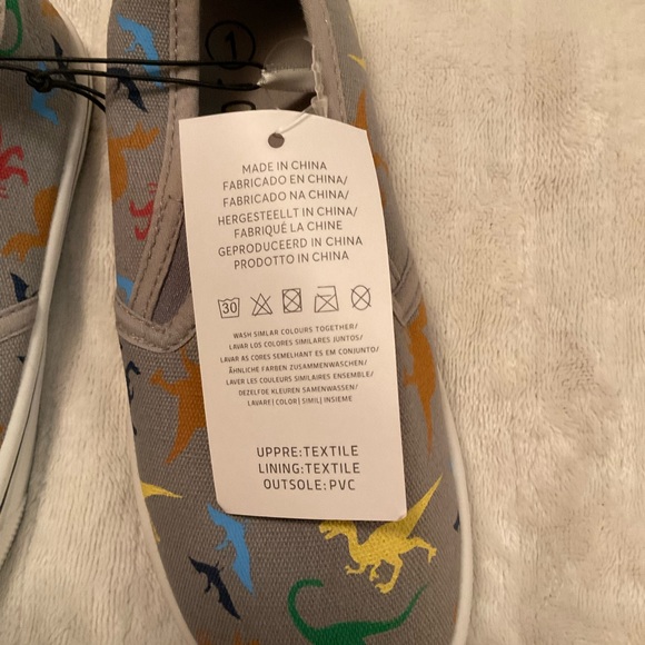 Josiny Dinosaur print kids slip on shoes. - Picture 5 of 5